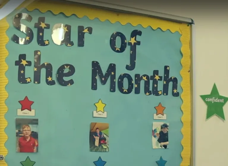 Star of the month board
