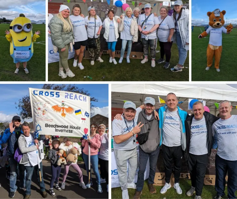 Group photos from Recovery Walk Scotland 2023